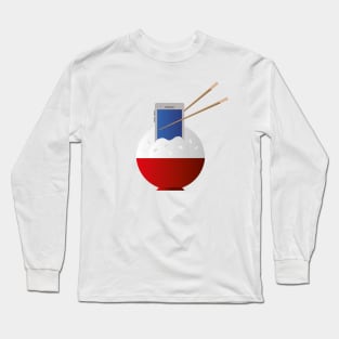 Rice Phone Long Sleeve T-Shirt